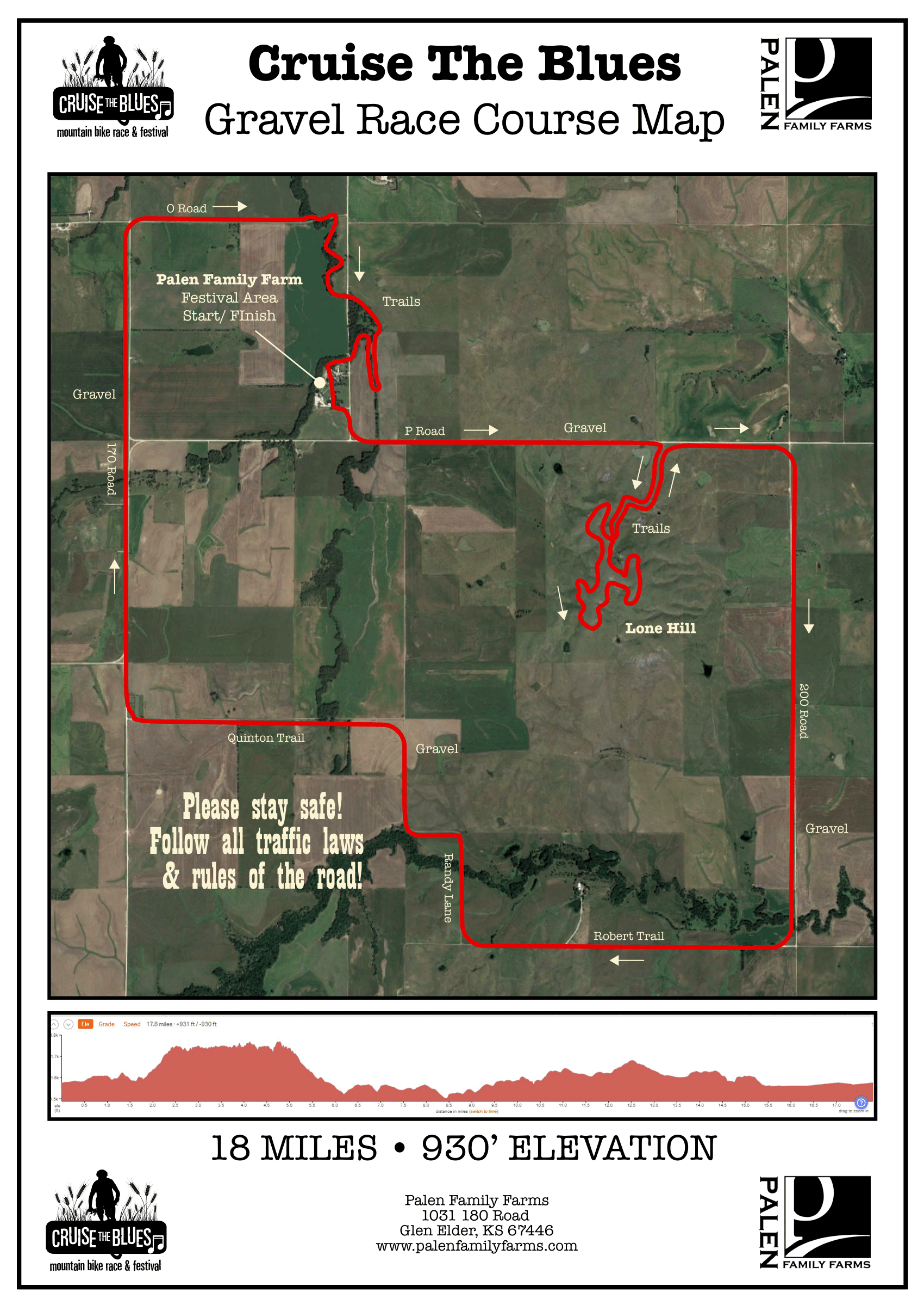 CTB Gravel Race Map