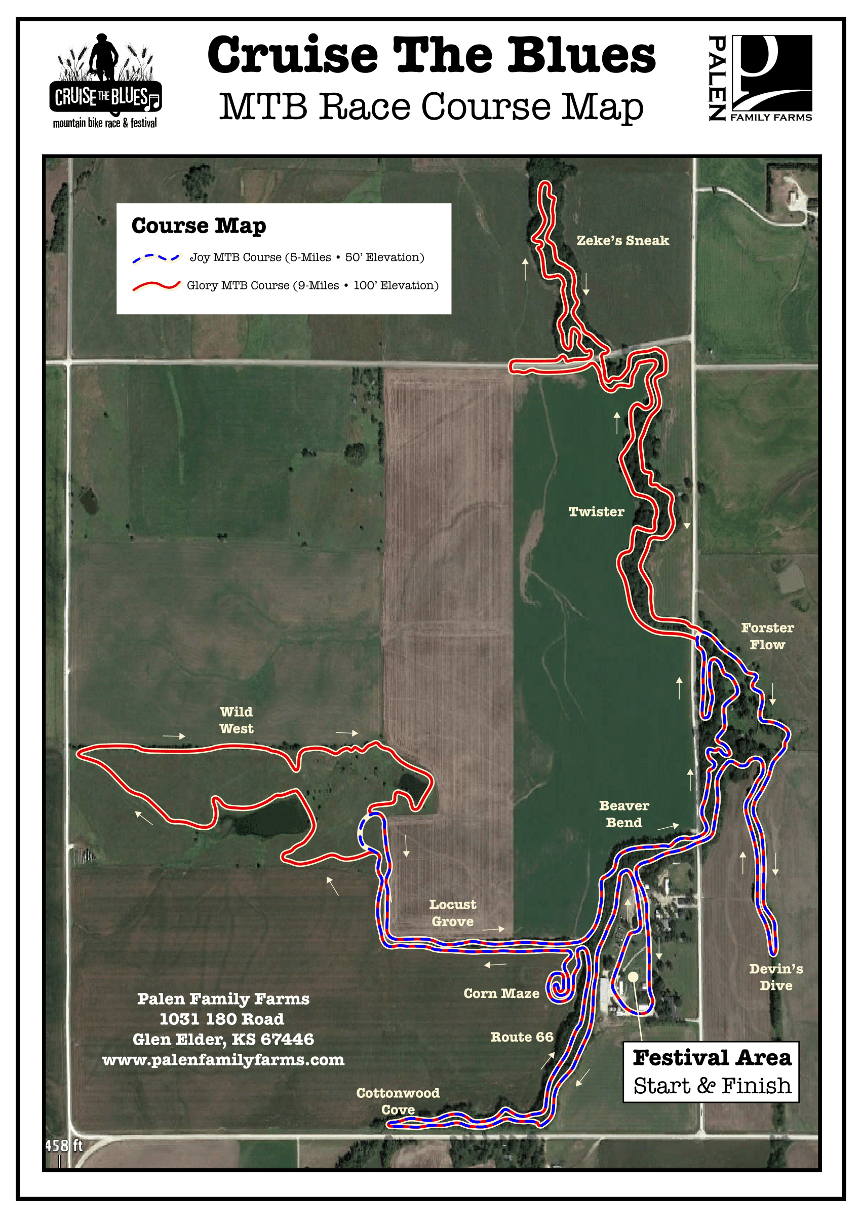 MTB Race Course Map